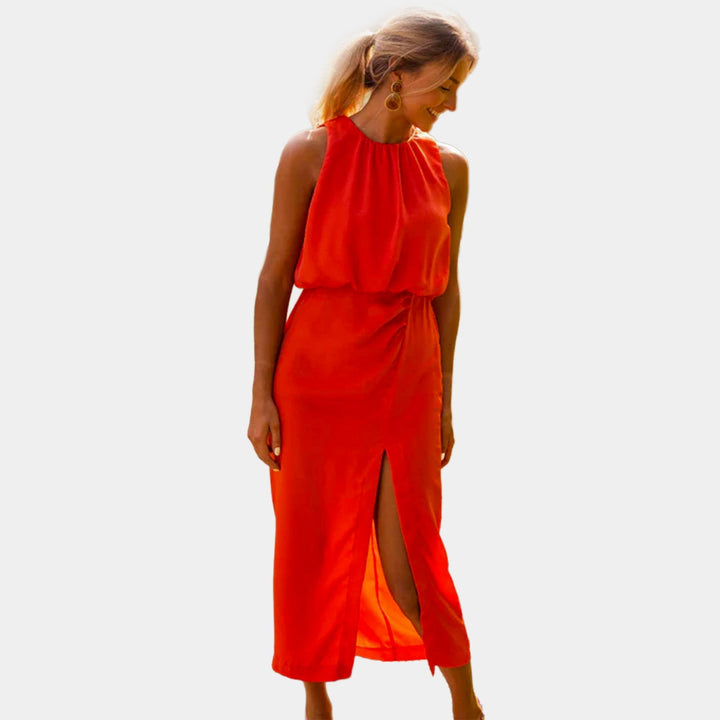 Liene - Elegantiška Midi Suknelė