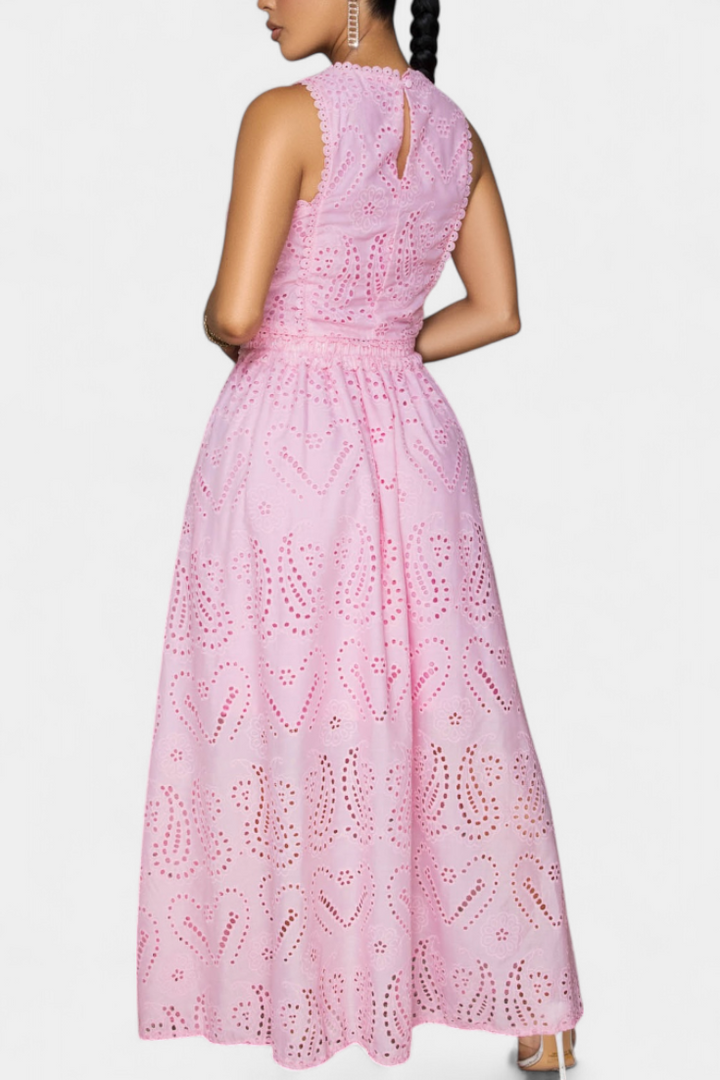 Danitza Romantiškas Gėlių Nėrinių Komplektas