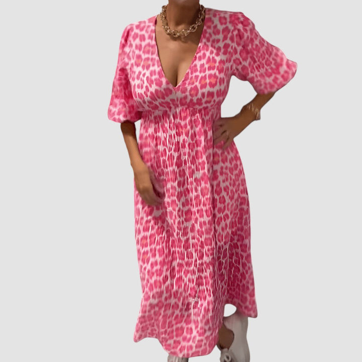 Anna™ | Lengva vasarinė suknelė iš lino